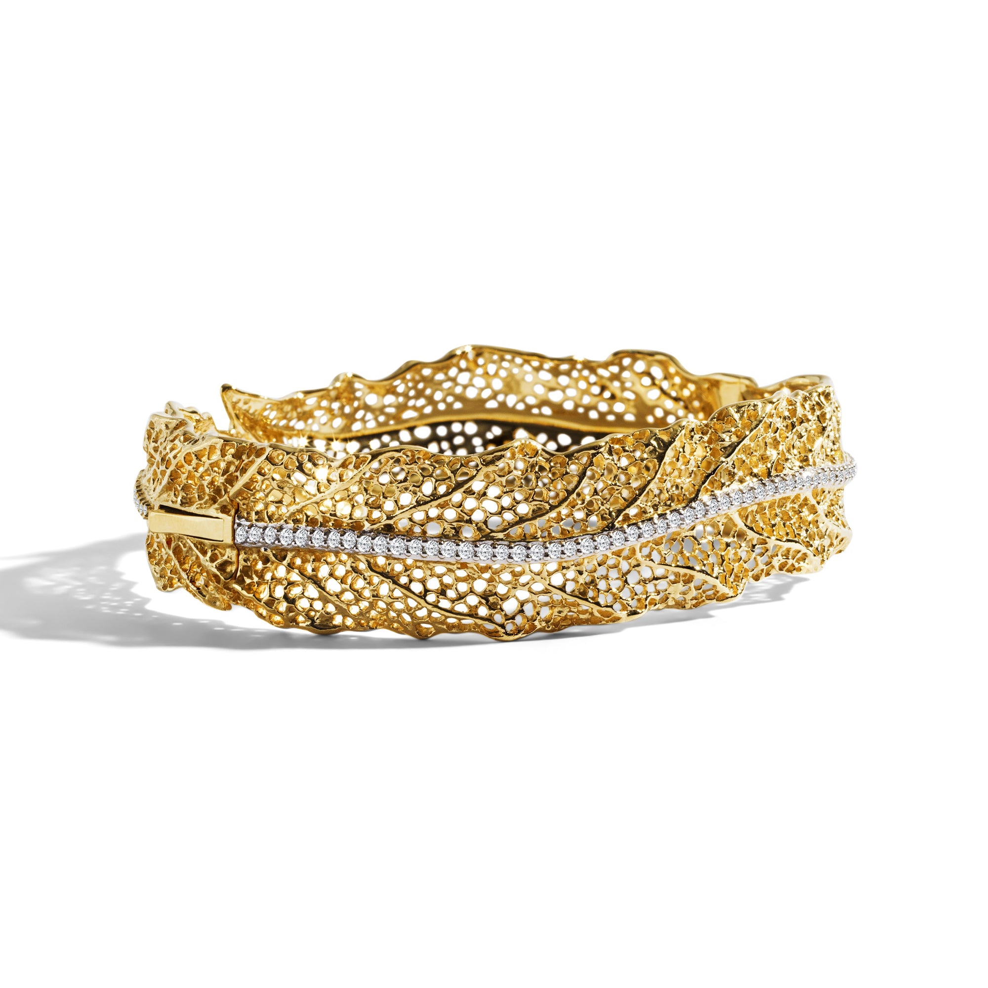 Michael Aram Gooseberry Bangle Bracelet with Diamonds