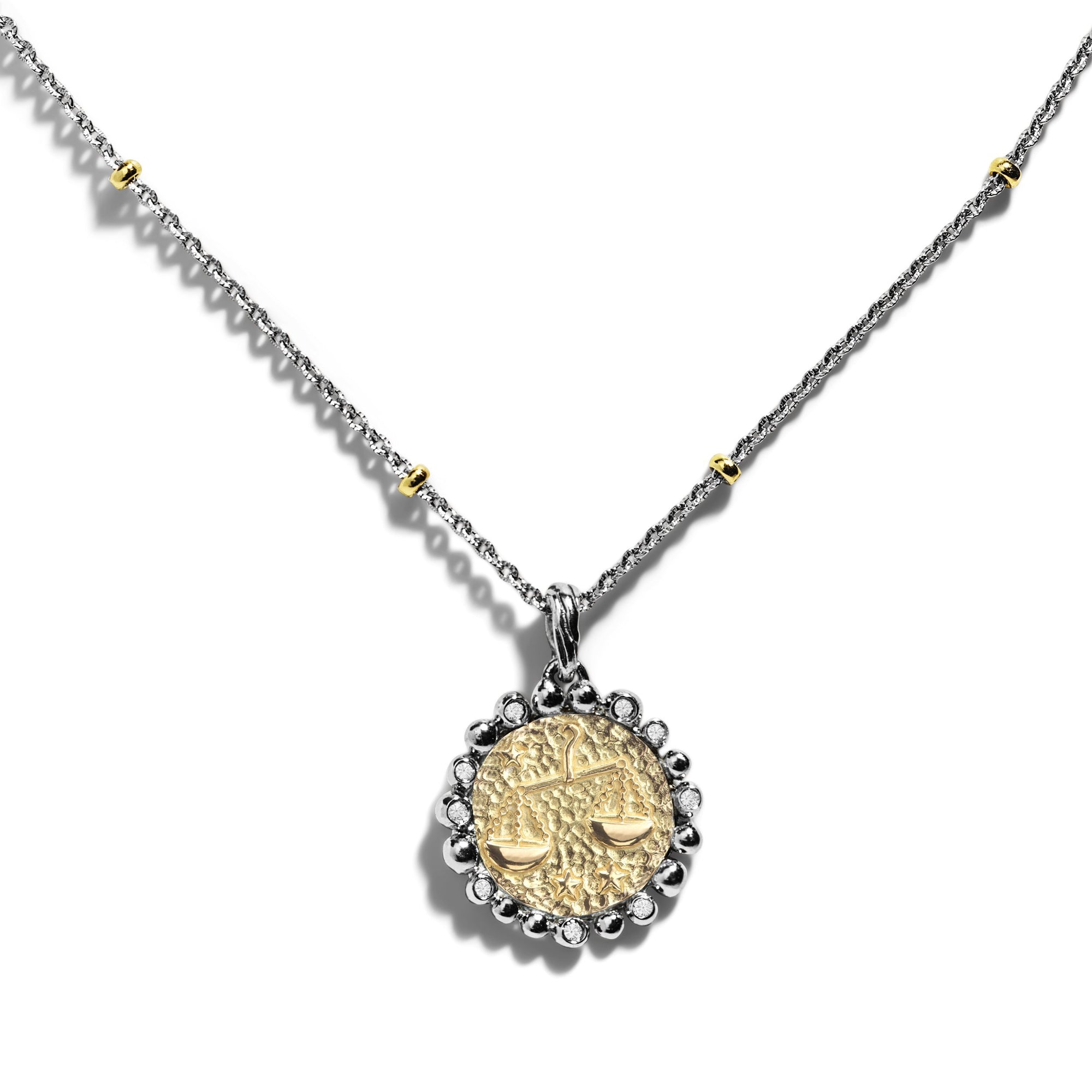 Michael Aram Libra Zodiac Pendant with Diamonds