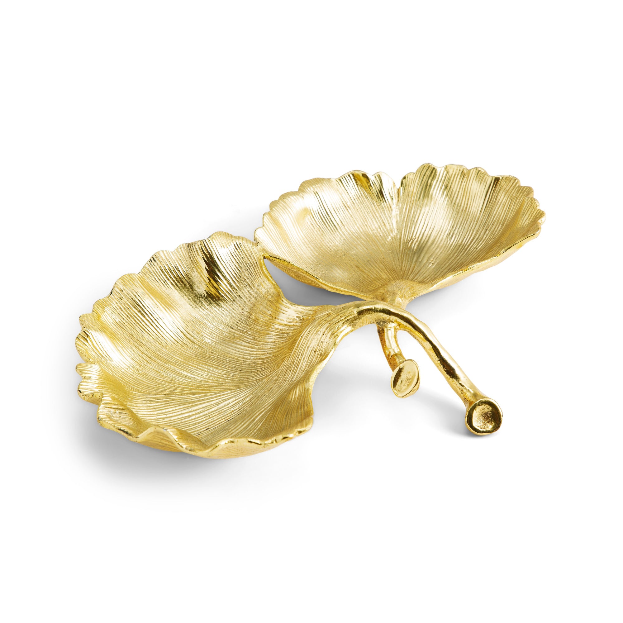 Michael Aram New Leaves Ginkgo Double Compartment Dish