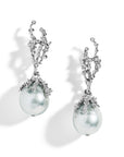 Michael Aram Ocean Earrings with Pearls and Diamonds