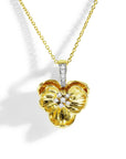 Michael Aram Orchid 15mm Necklace with Diamonds