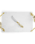 Michael Aram Orchid Large Cheese Board w/ Knife