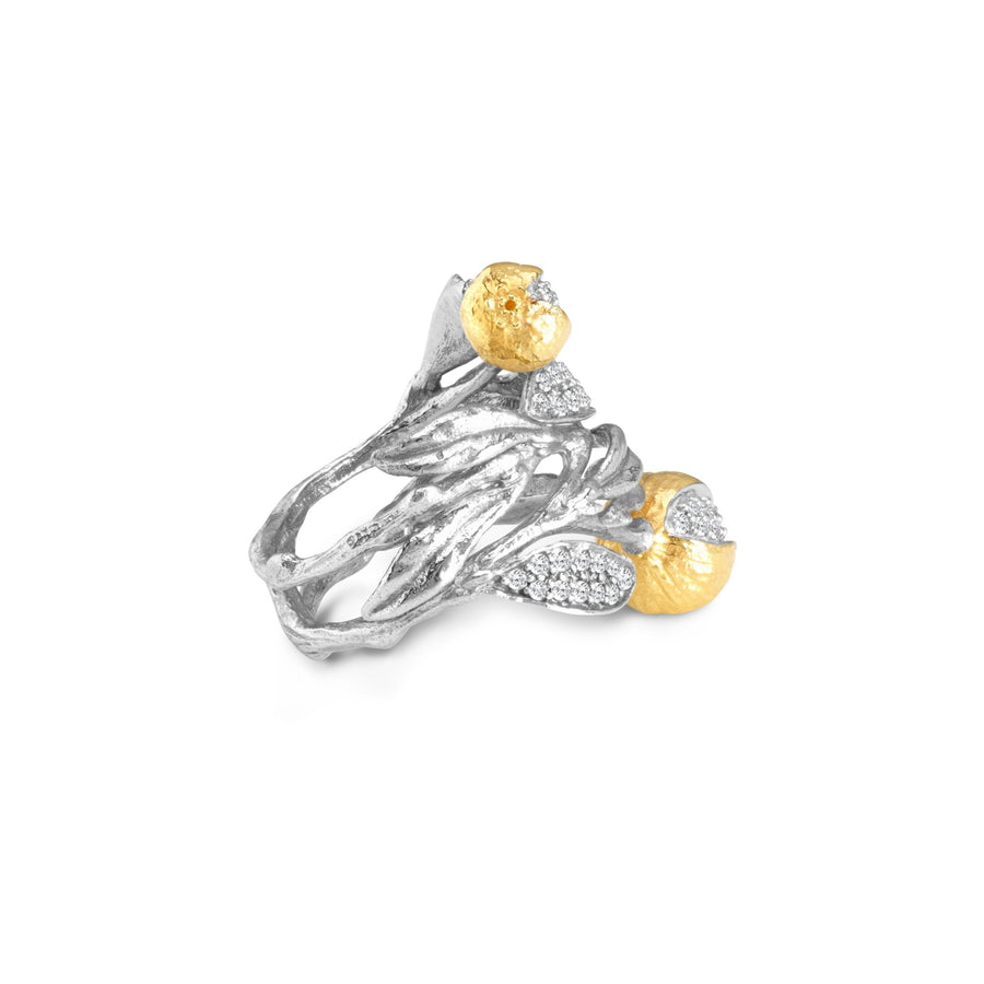 Michael Aram Pomegranate Ring with Diamonds
