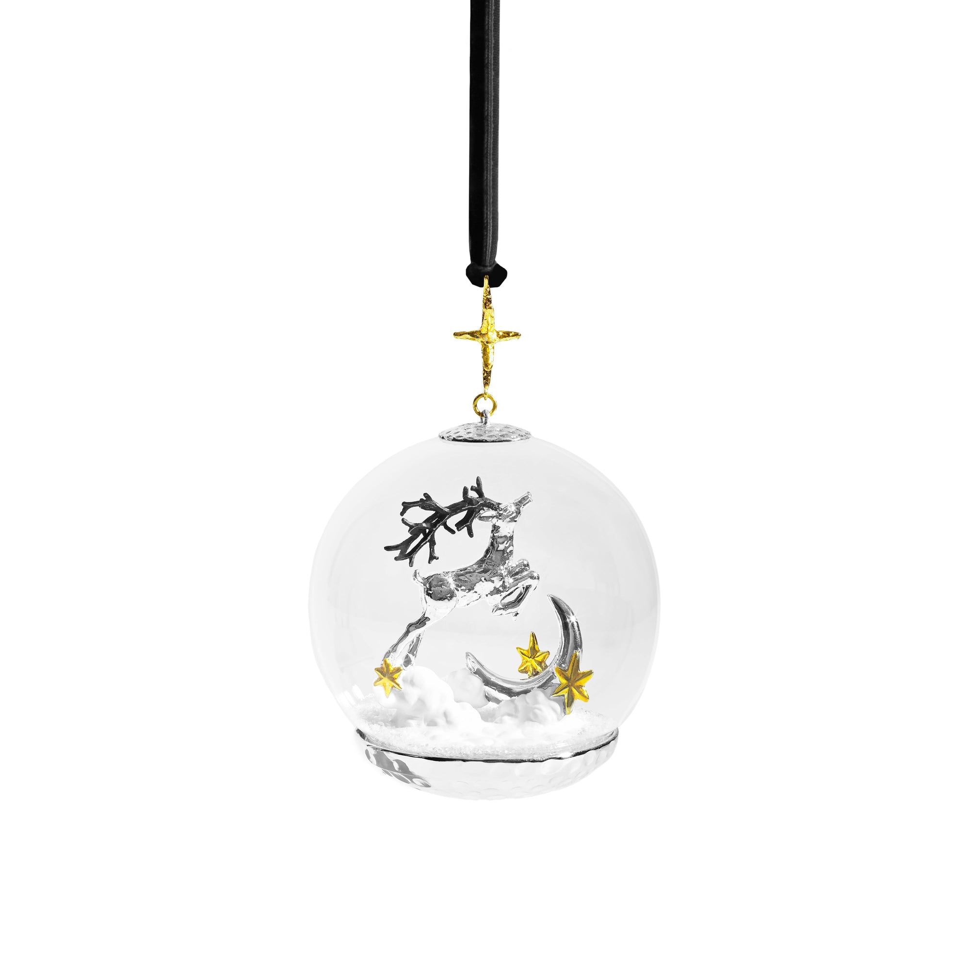 Michael Aram Reindeer Snow Globe Ornament