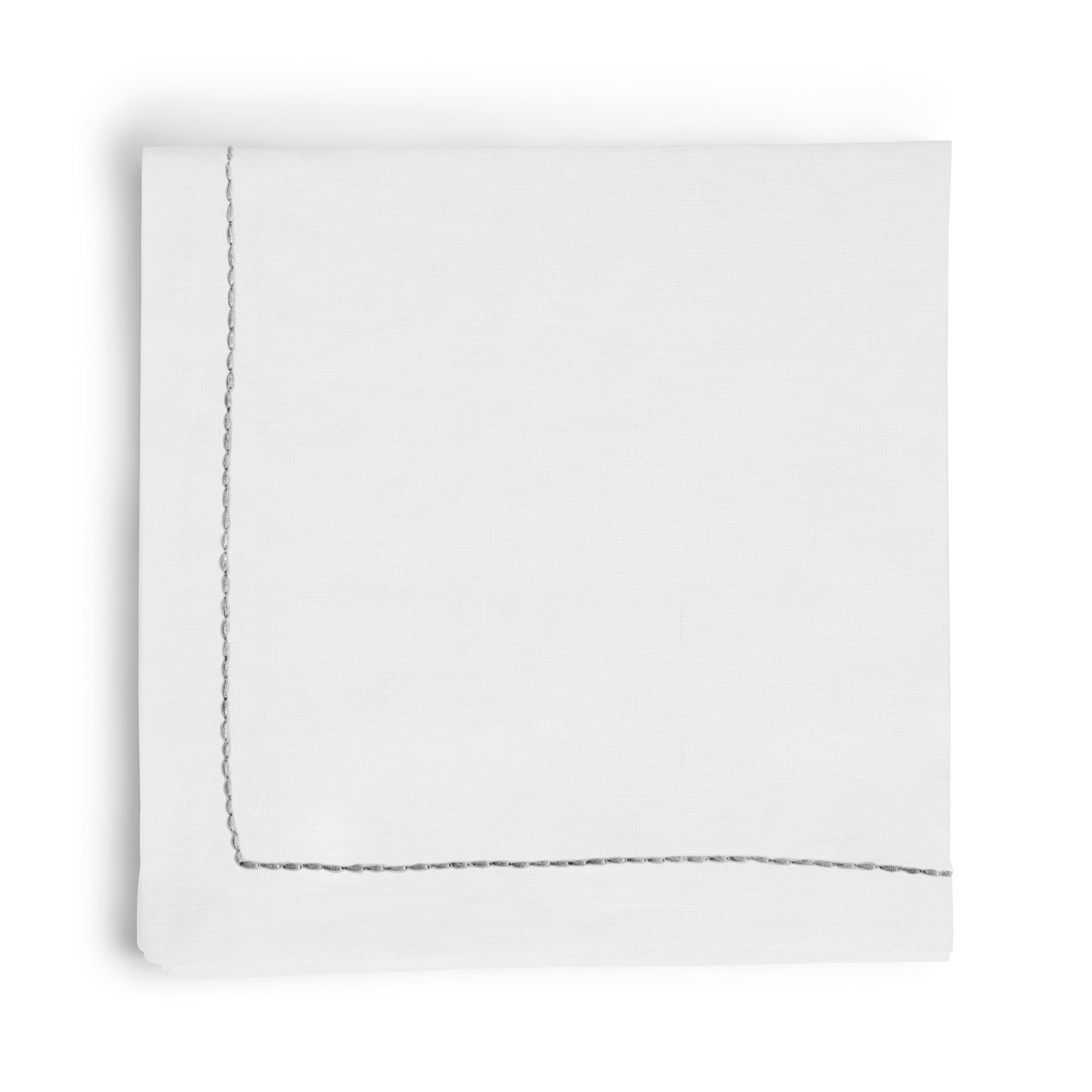 Michael Aram Silver Thread Saddlestitch Dinner Napkin