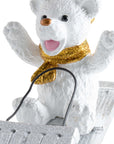 Michael Aram Sledding Teddy Ornament