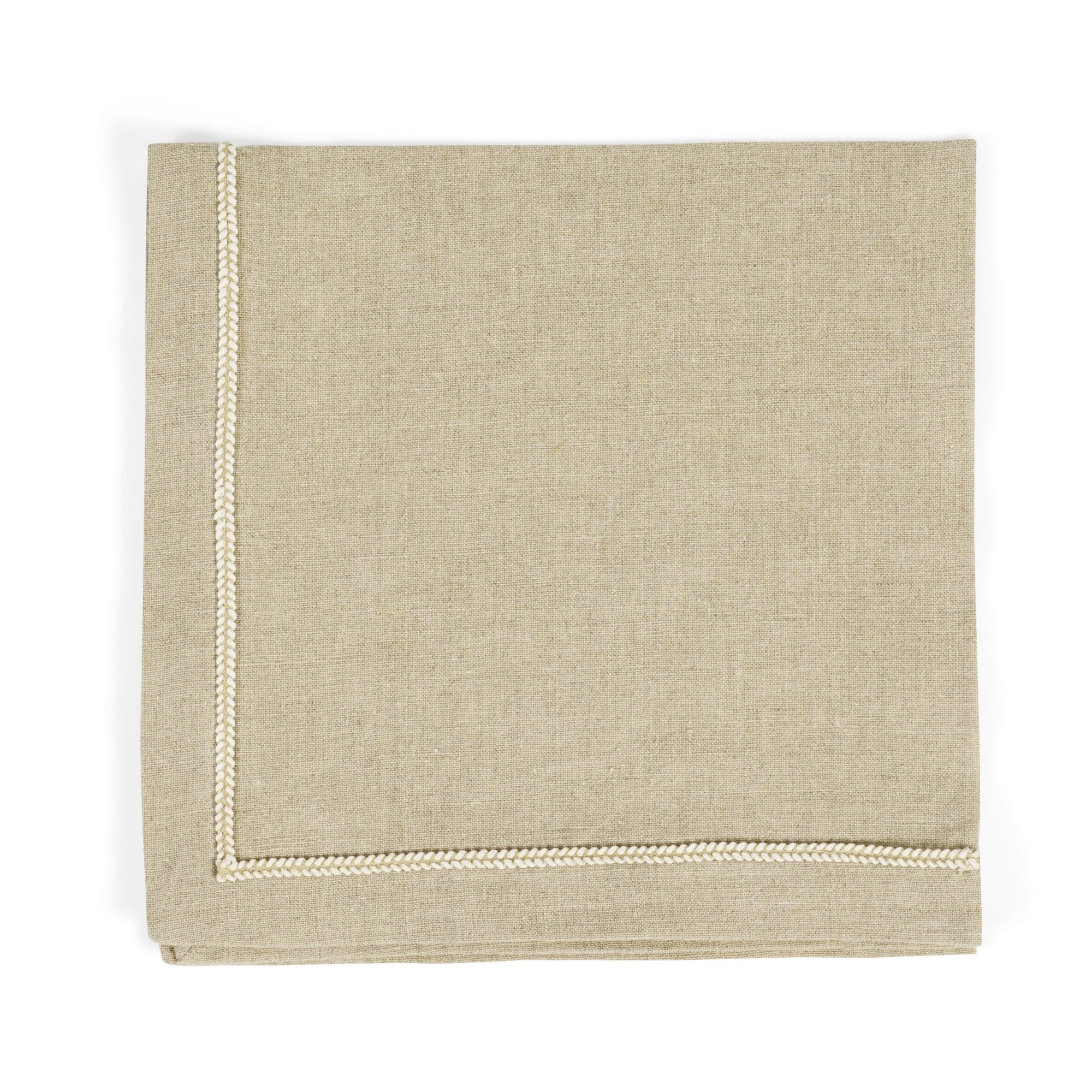 Michael Aram Twist Trim Dinner Napkin Natural