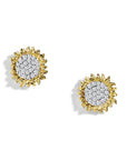 Michael Aram Vincent 11mm Stud Earrings with Diamonds