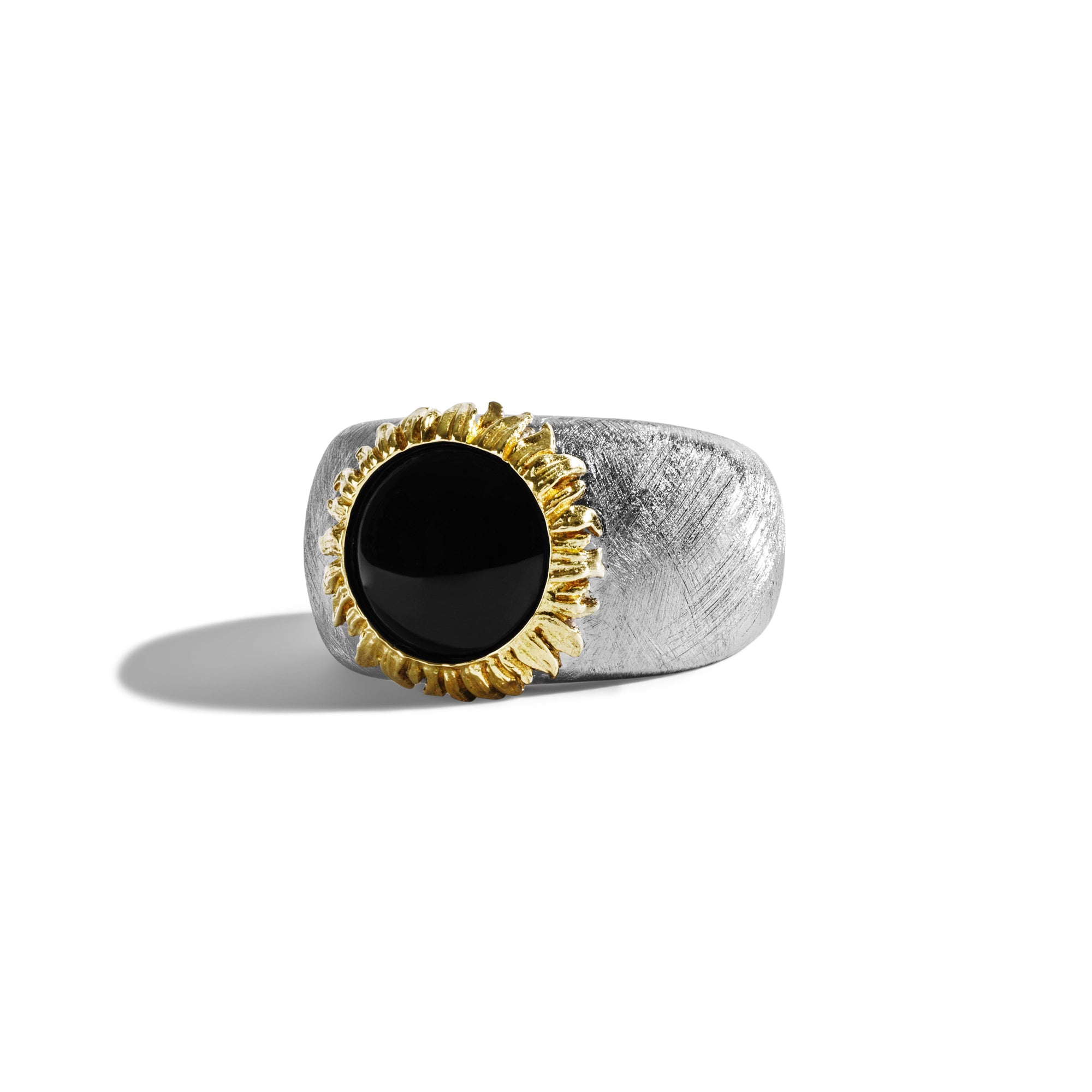 Michael Aram Vincent Cuff Ring with Black Onyx