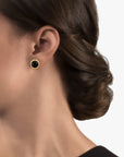 Michael Aram Vincent Onyx Earrings in 18K