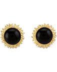 Michael Aram Vincent Onyx Earrings in 18K