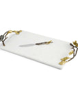 Michael Aram Vintage Bloom Cheese Board w/ Knife