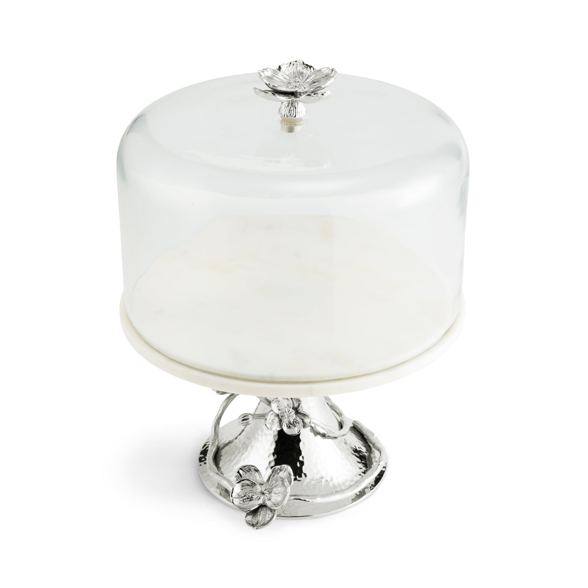 Michael Aram White Orchid Cake Stand w/ Dome