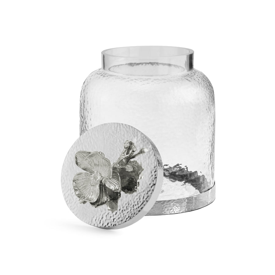 Michael Aram White Orchid Cookie Jar