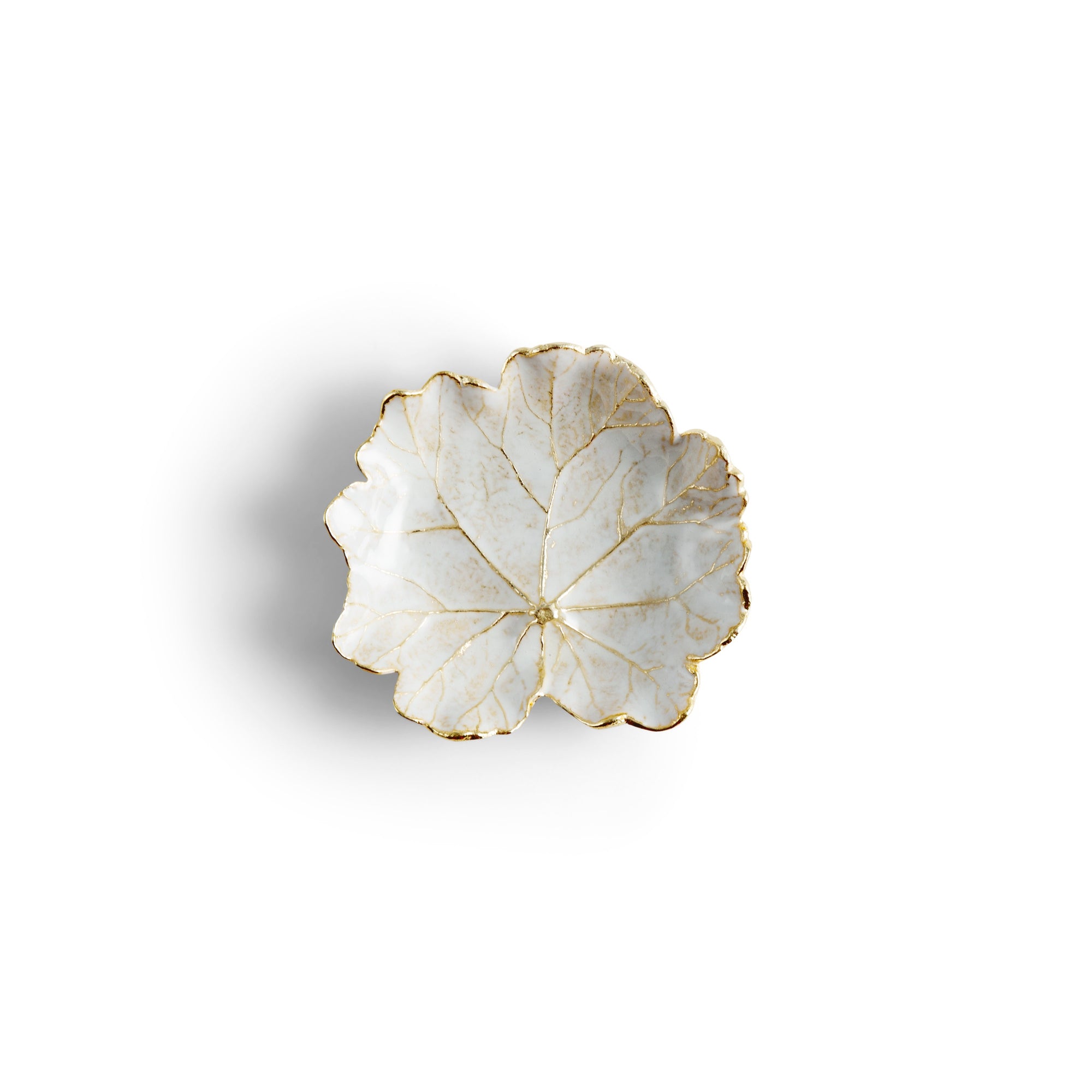 Michael Aram Winter Leaves Geranium Dish