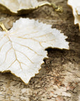 Michael Aram Winter Leaves Grape Leaf Dish