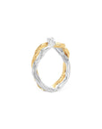 Michael Aram Wisteria Male Ring in Sterling Silver & 18K