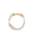 Michael Aram Wisteria Male Ring in Sterling Silver & 18K